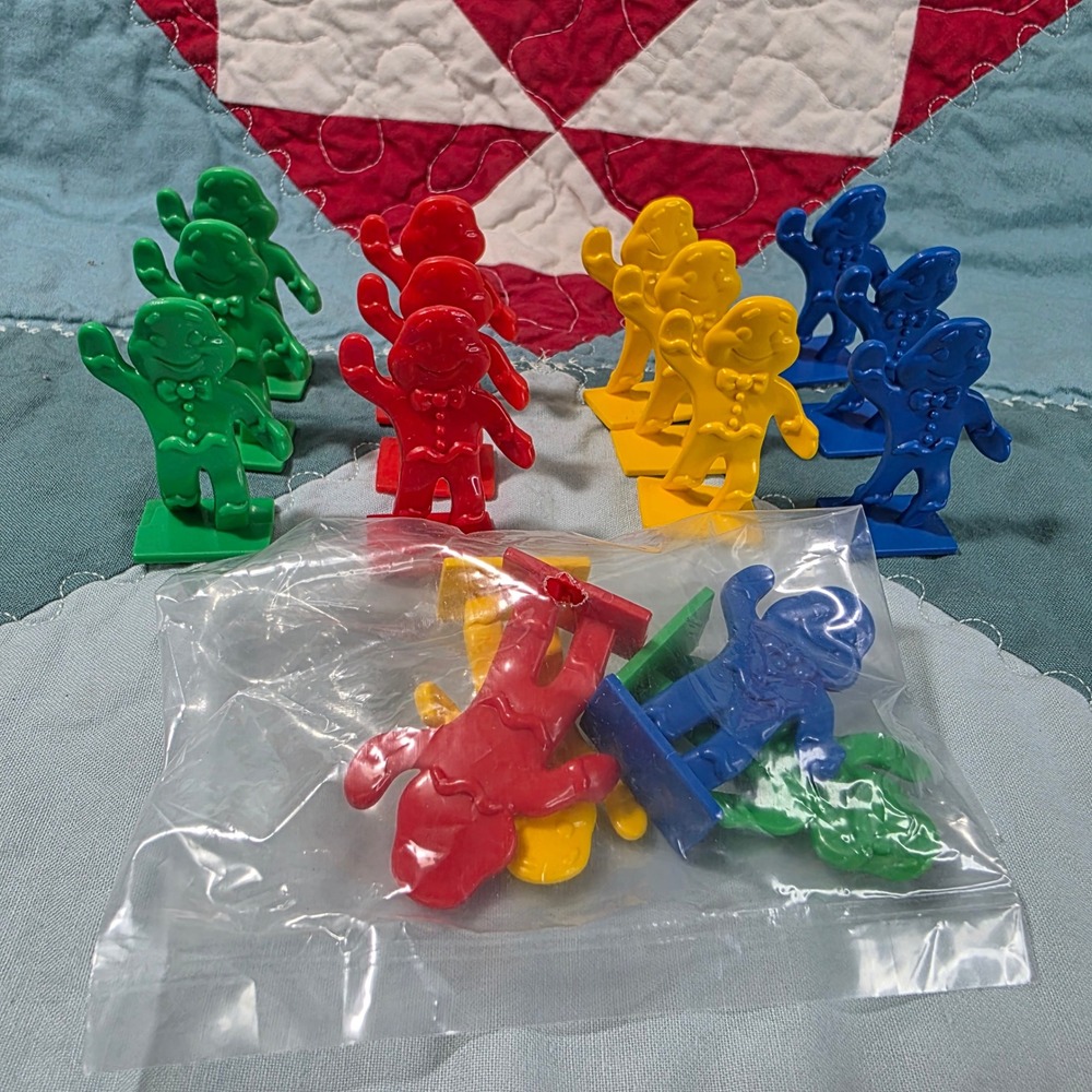 Milton Bradley Candy Land Game Pieces Kids 16 pc Multicolor Replacement Pawns